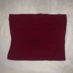 Burgundy Tube Top